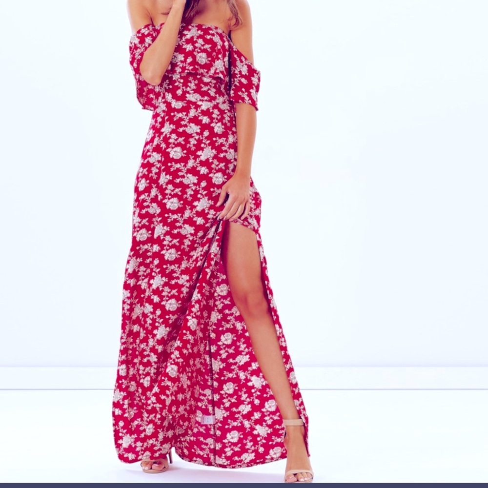 Atmos & Here Off the Shoulder Maxi